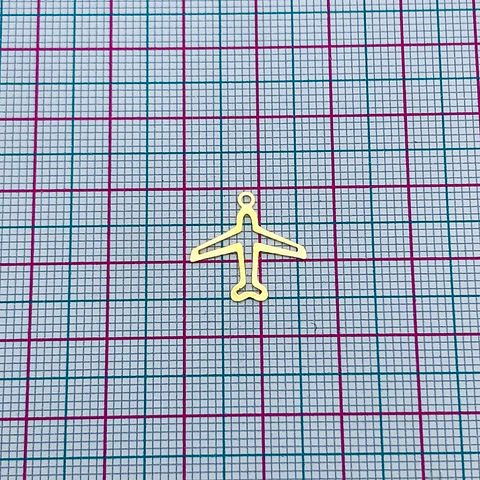 AVION MINI DIJE BAÑO DE ORO T-8208