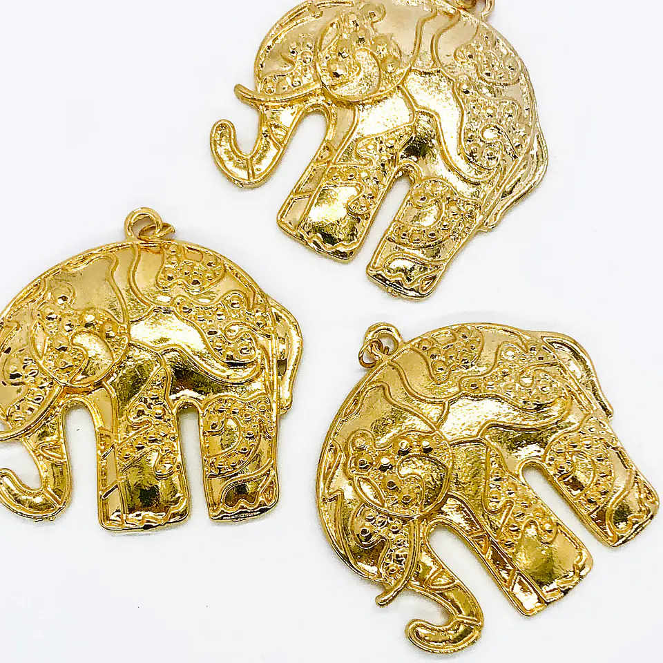 ELEFANTE BAÑO DE ORO T2674-1 1