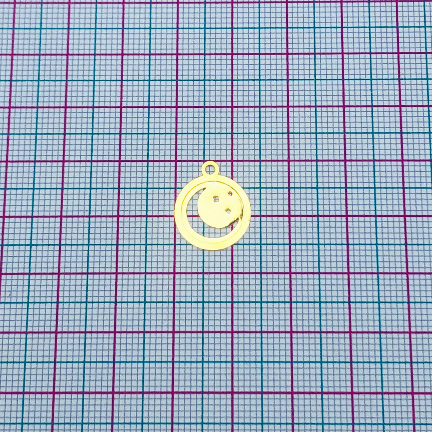 LUNA MINI DIJE BAÑO DE ORO T-012 2