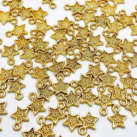 ESTRELLA TALLADA BAÑO DE ORO F61094-GOLD
