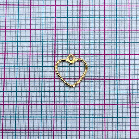 CORAZÓN BAÑO DE ORO W-6391-GOLD