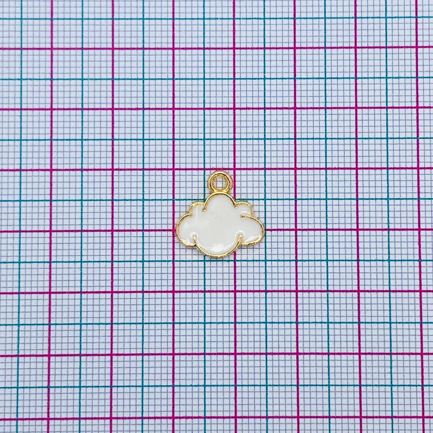 DIJE ✦ NUBE ZAMAK BAÑO DE ORO 2