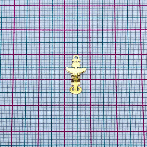 PRECOLOMBINO MINI DIJE BAÑO DE ORO T025