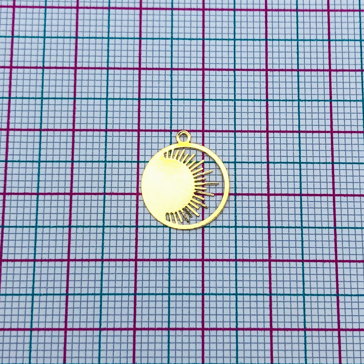 SOL MINI DIJE BAÑO DE ORO T103-1 2