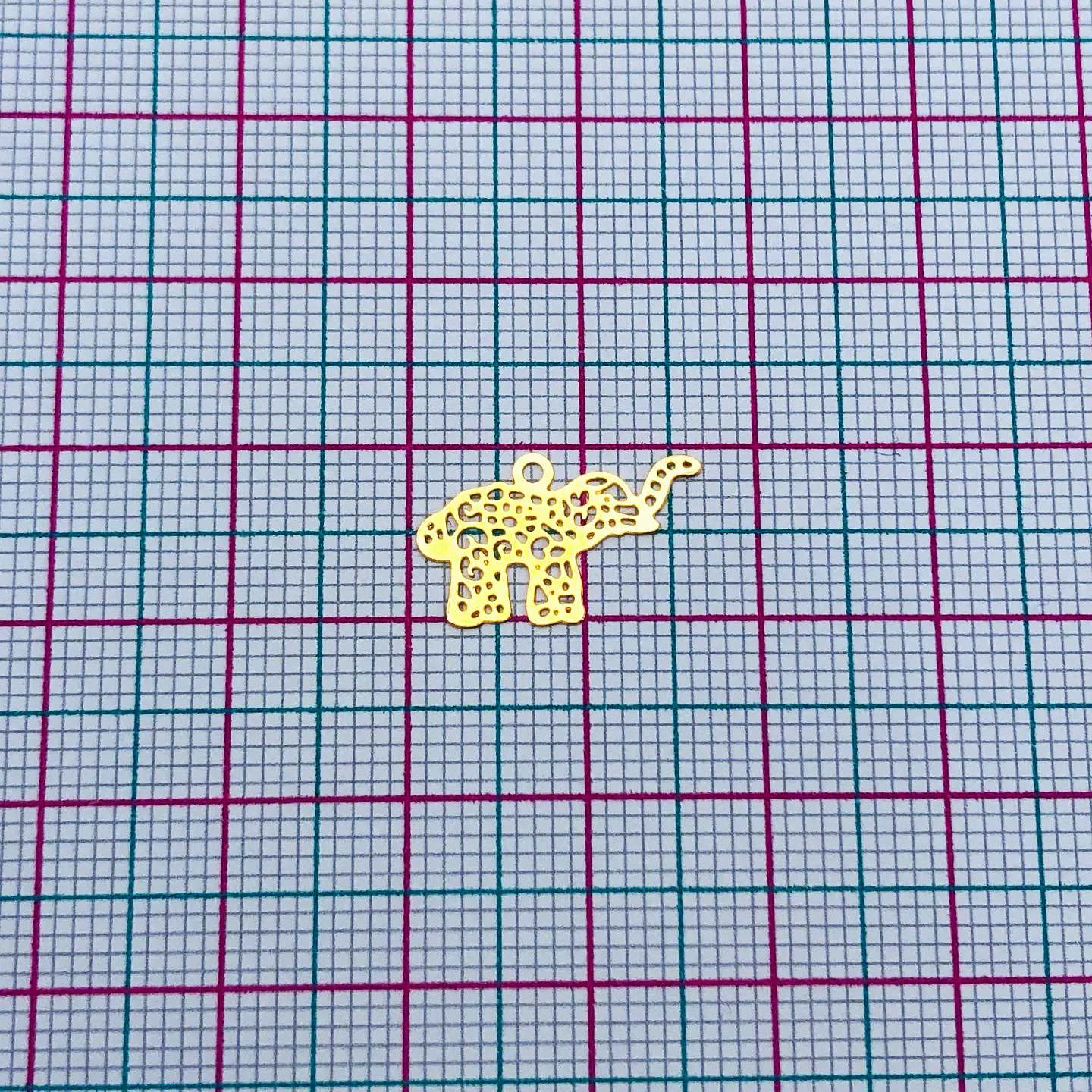 ELEFANTE MINI DIJE BAÑO DE ORO T3448                       2