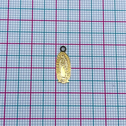 VIRGEN DE GUADALUPE MINI DIJE BAÑO DE ORO T5341-2