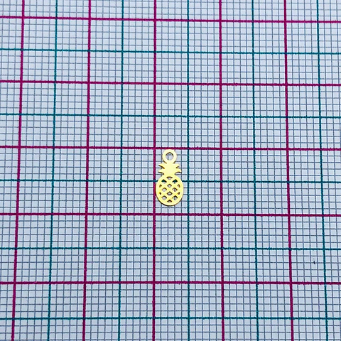 PIÑA MINI DIJE BAÑO DE ORO T6499