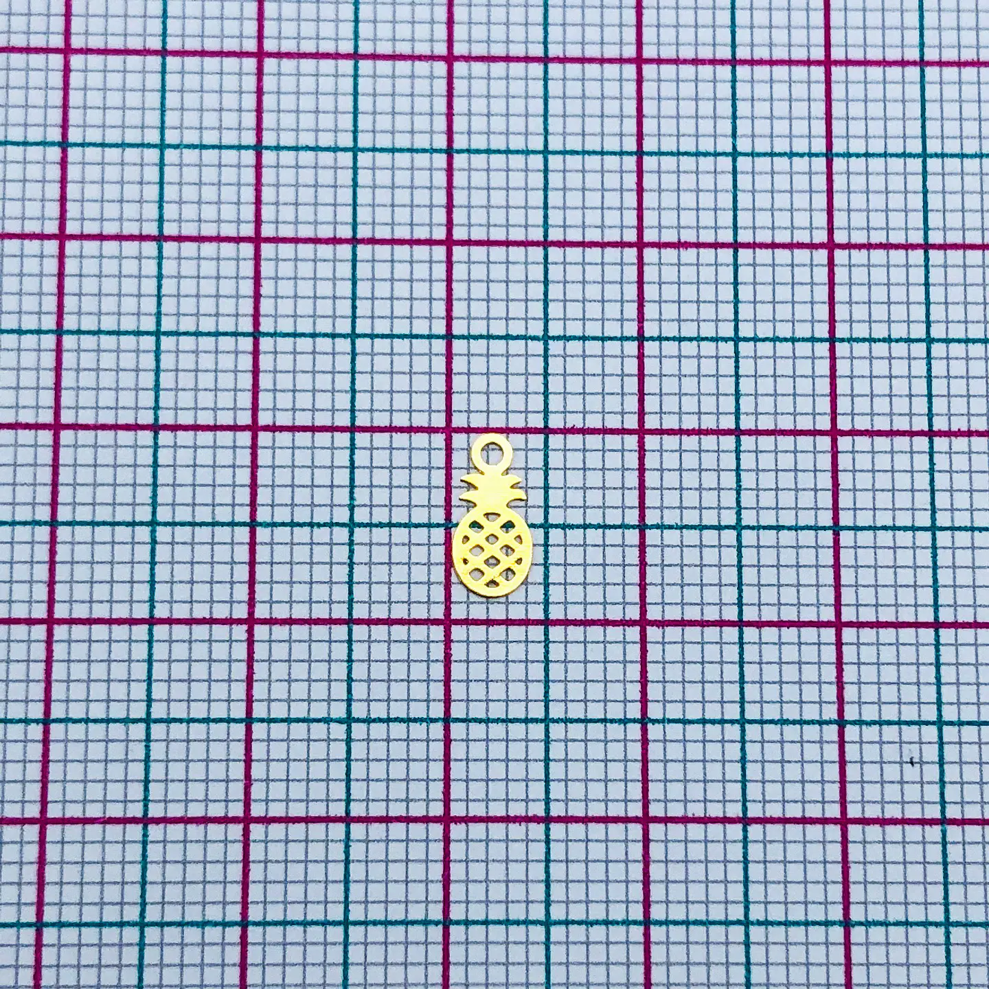 PIÑA MINI DIJE BAÑO DE ORO T6499 2
