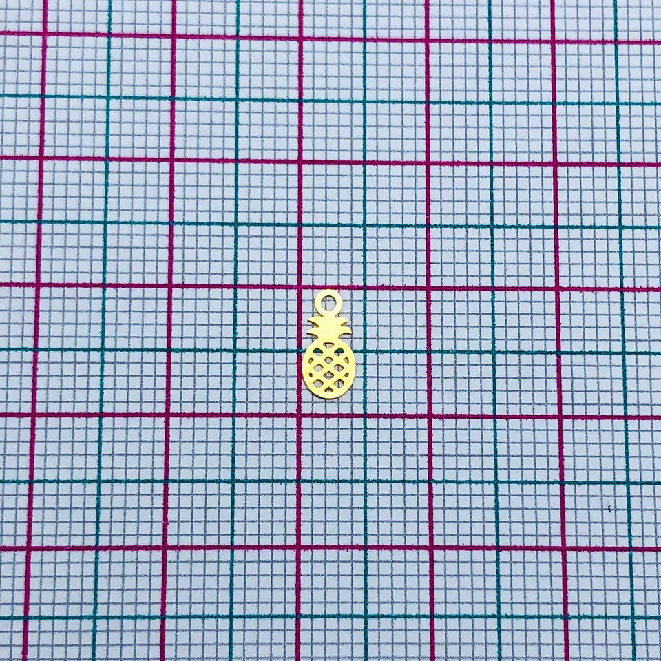 PIÑA MINI DIJE BAÑO DE ORO T6499 2