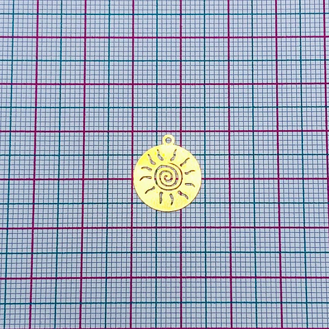 SOL MINI DIJE BAÑO DE ORO T8224