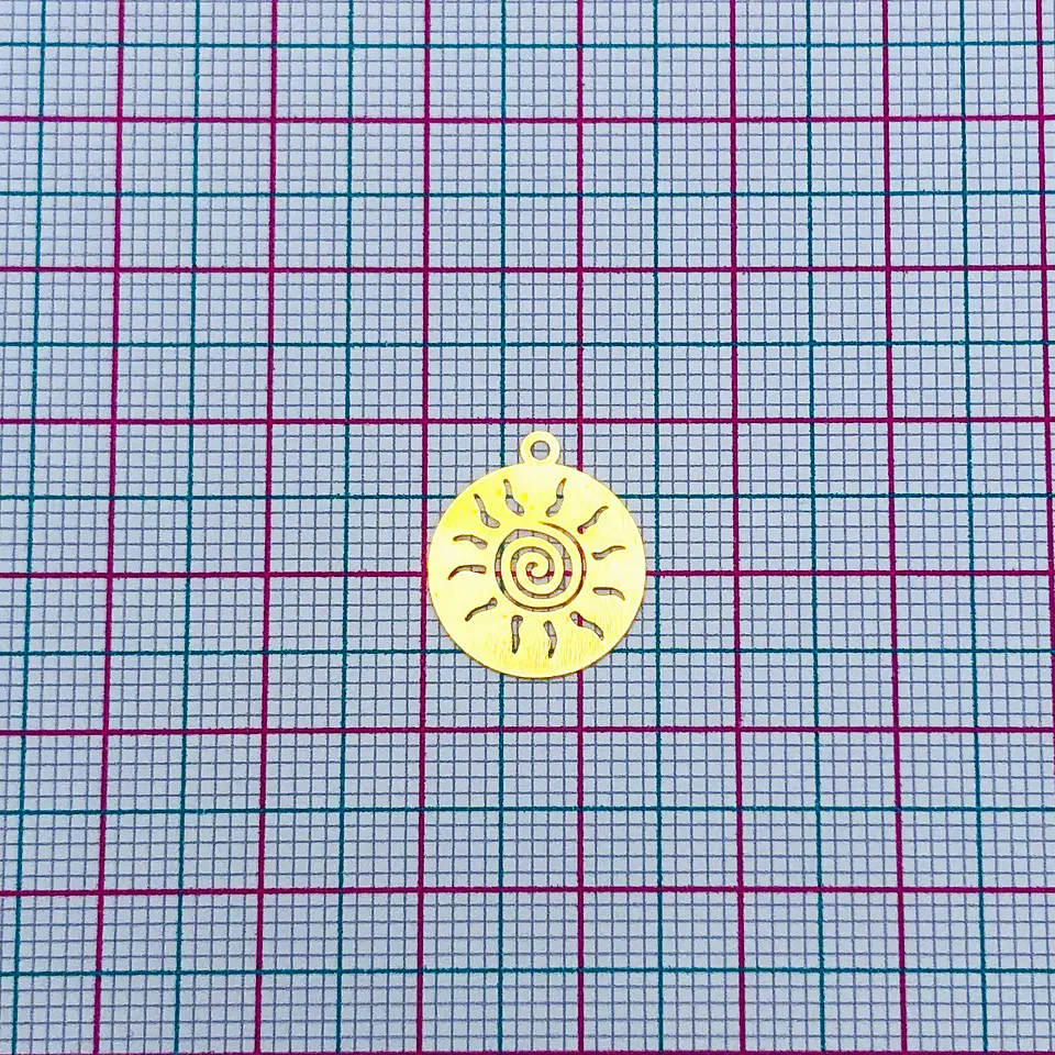 SOL MINI DIJE BAÑO DE ORO T8224 2
