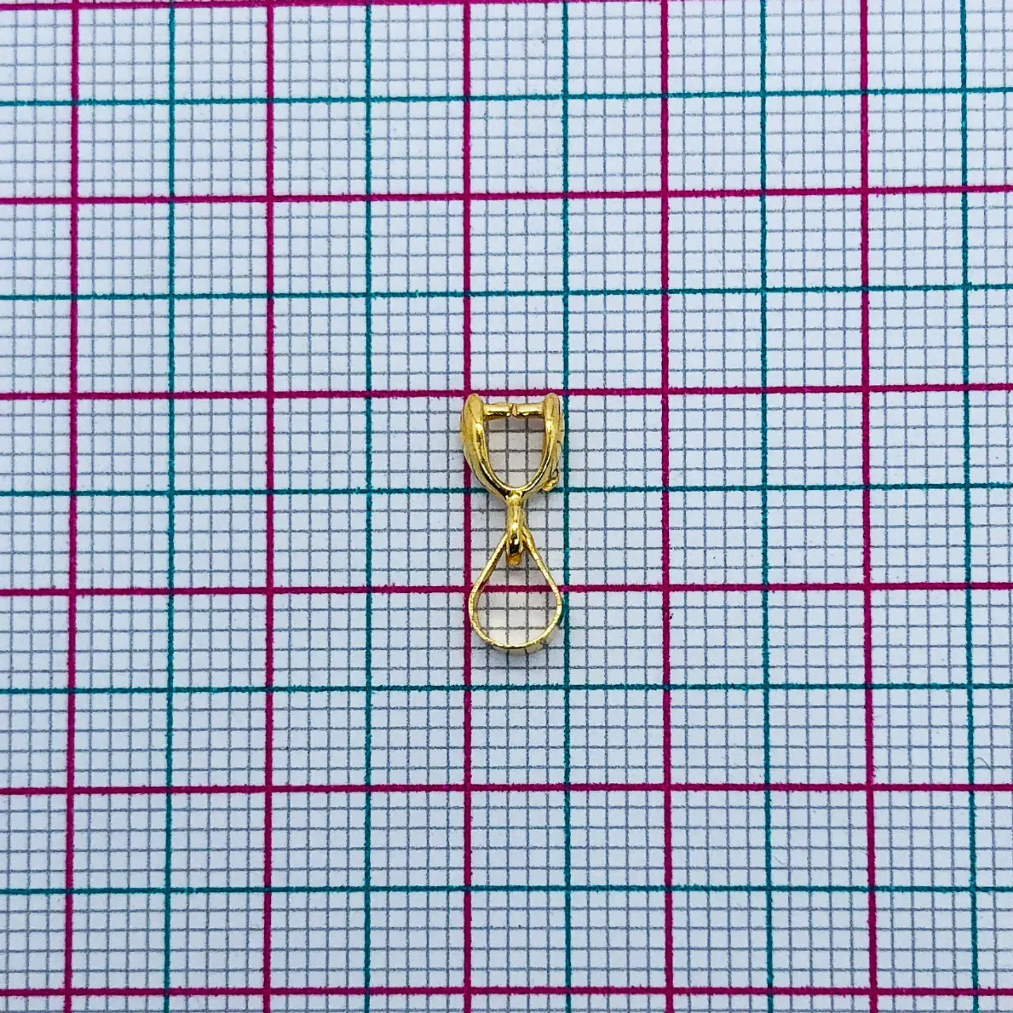 HERRAJE ✦ PORTA DIJE BAÑO DE ORO                                             2