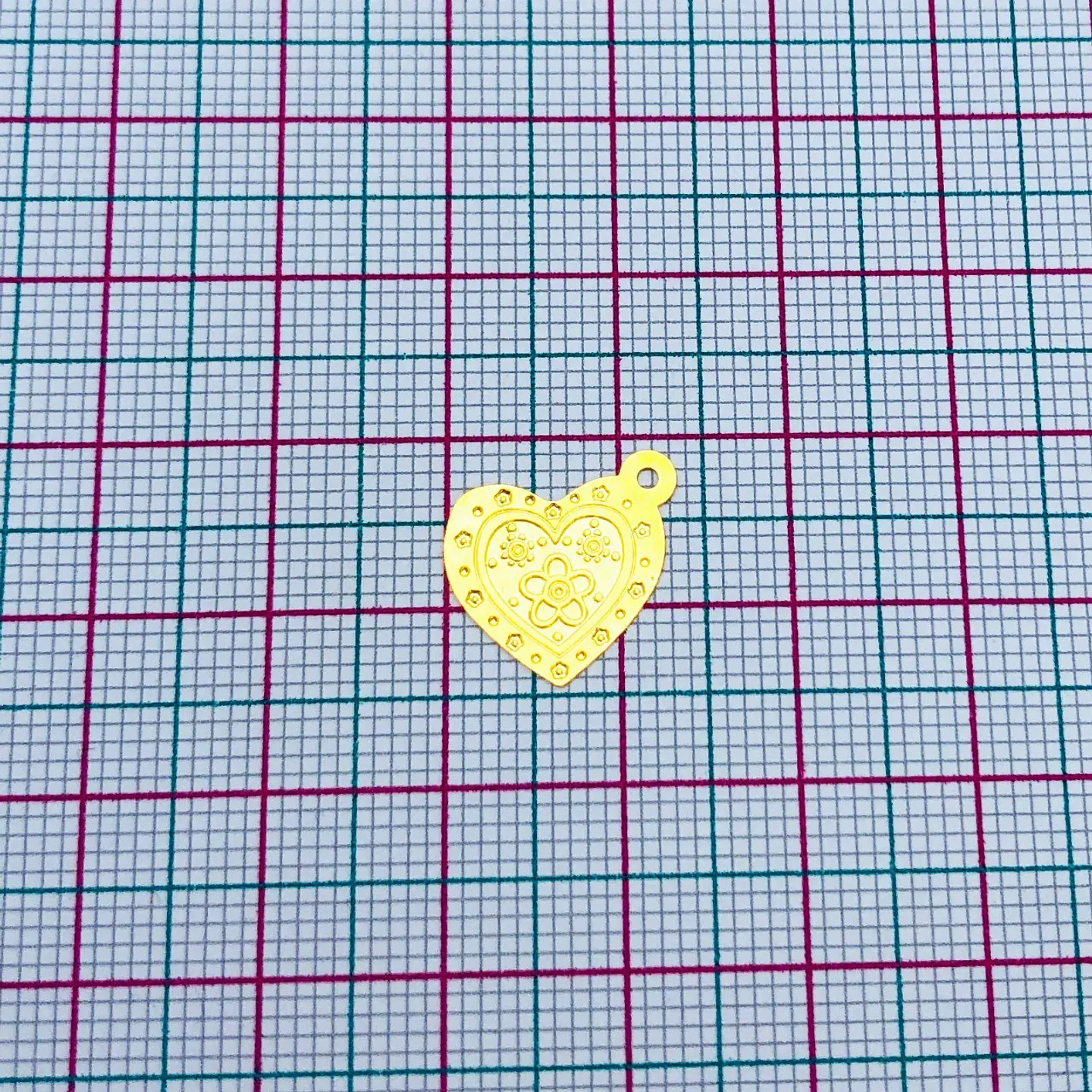 CORAZÓN MINI DIJE BAÑO DE ORO T5253                                  2