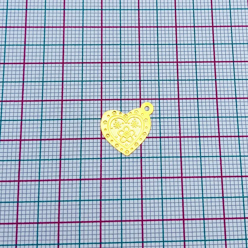 CORAZÓN MINI DIJE BAÑO DE ORO T5253                                  2