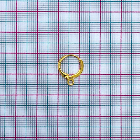 HERRAJE ✦ GANCHO CATALÁN BAÑO DE ORO 12*15 MM                              