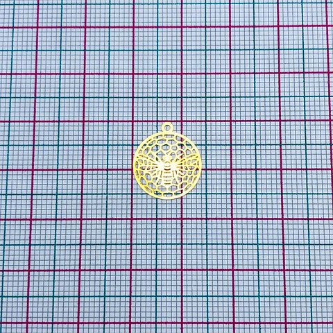 ABEJA MINI DIJE BAÑO DE ORO T-039