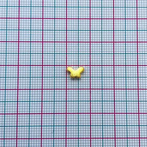 MARIPOSA LISA BAÑO DE ORO T8295