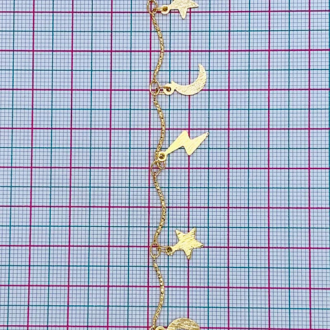 CADENA DIJES BAÑO DE ORO MK-265-MT