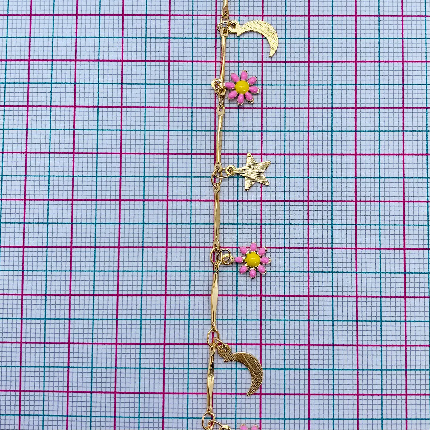 CADENA DIJES BAÑO DE ORO MK-274-MT (ESCOGE TU COLOR FAVORITO) 2