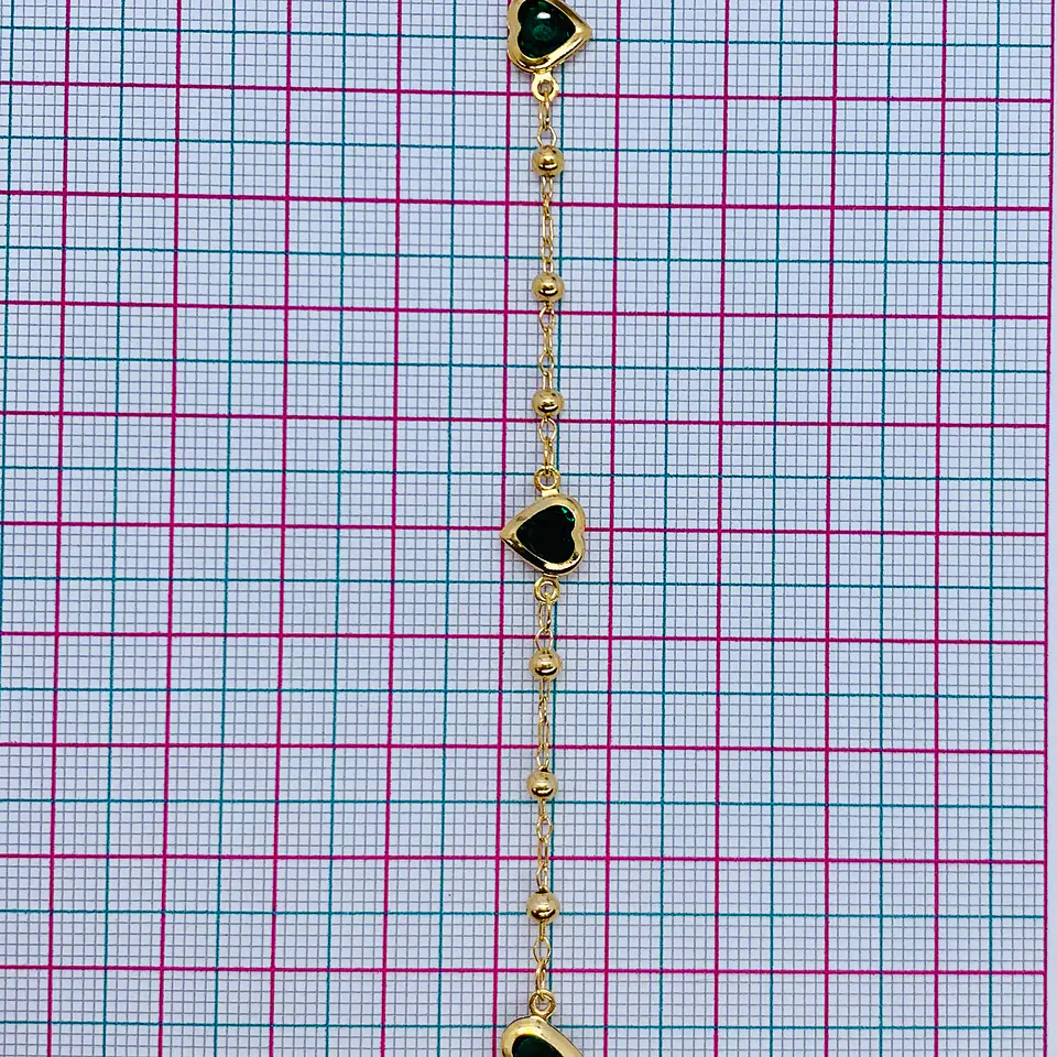CADENA ✦ CORAZÓN DE CRISTAL  (ELIGE TU COLOR FAVORITO) 2