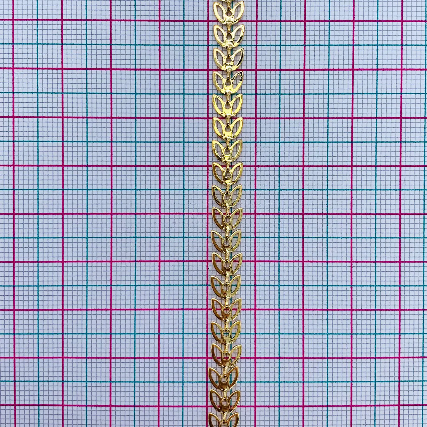 CADENA ✦ ESPIGA BAÑO DE ORO  2