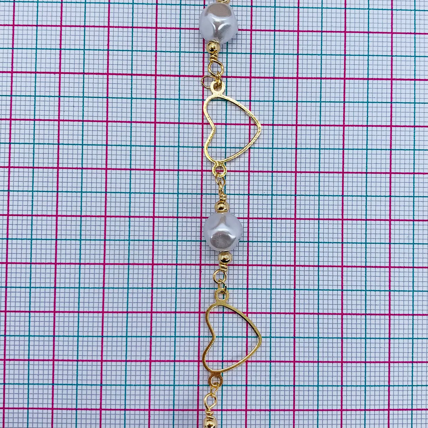 CADENA CORAZÓN SILUETA MK-298-MT 2