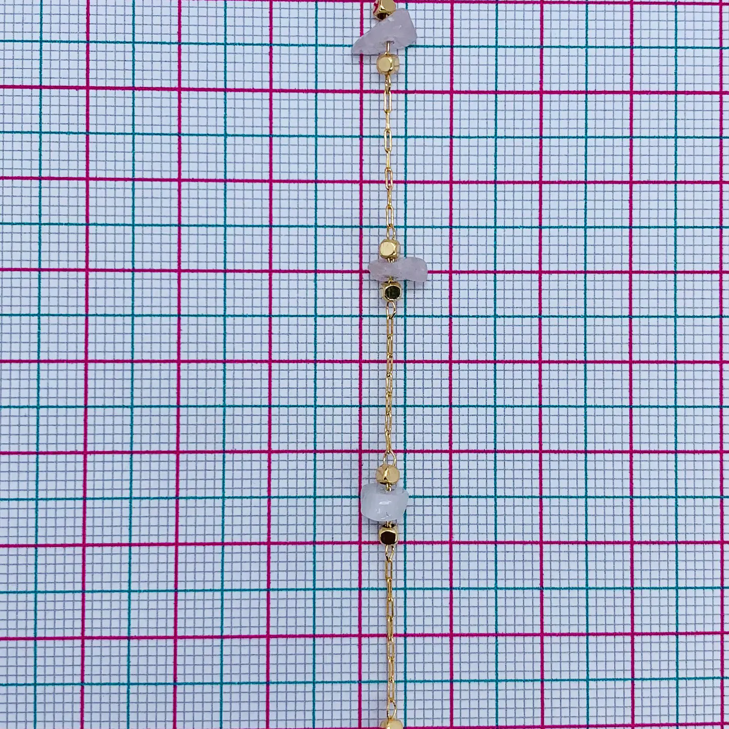 CADENA PIEDRA CURAZO ROSA MK-315-MT 2