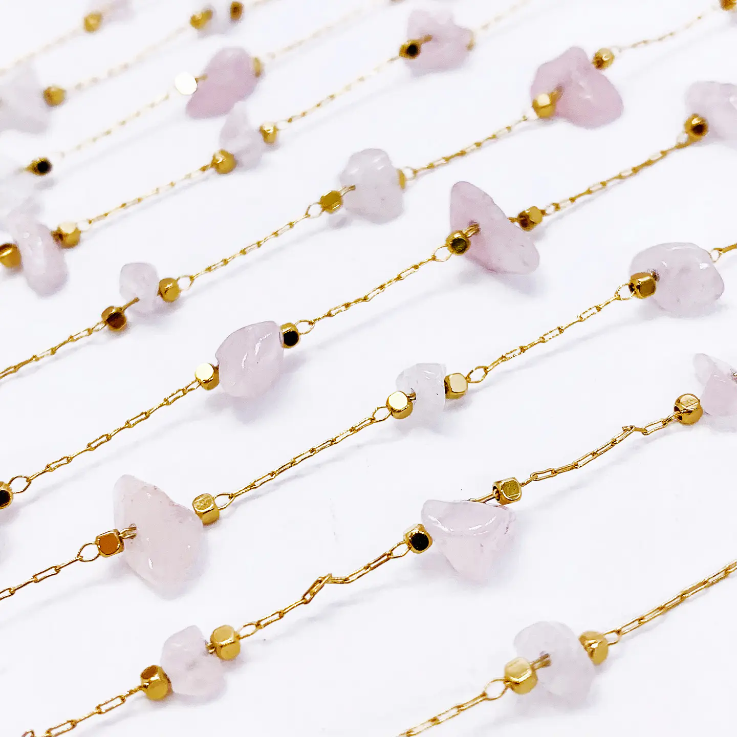 CADENA PIEDRA CURAZO ROSA MK-315-MT 1