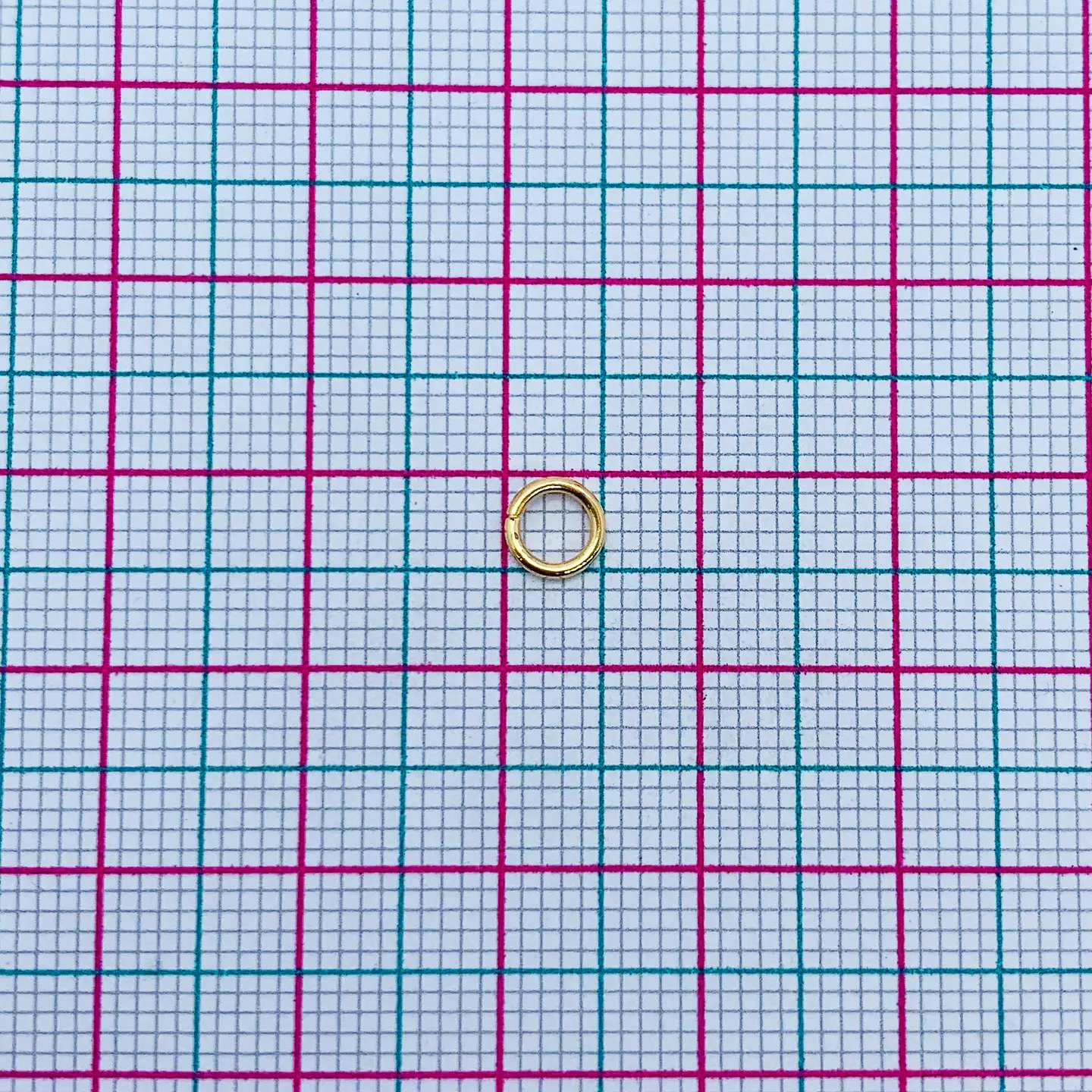 HERRAJE ✦ ARGOLLA 5MM GRUESA BAÑO DE ORO 2