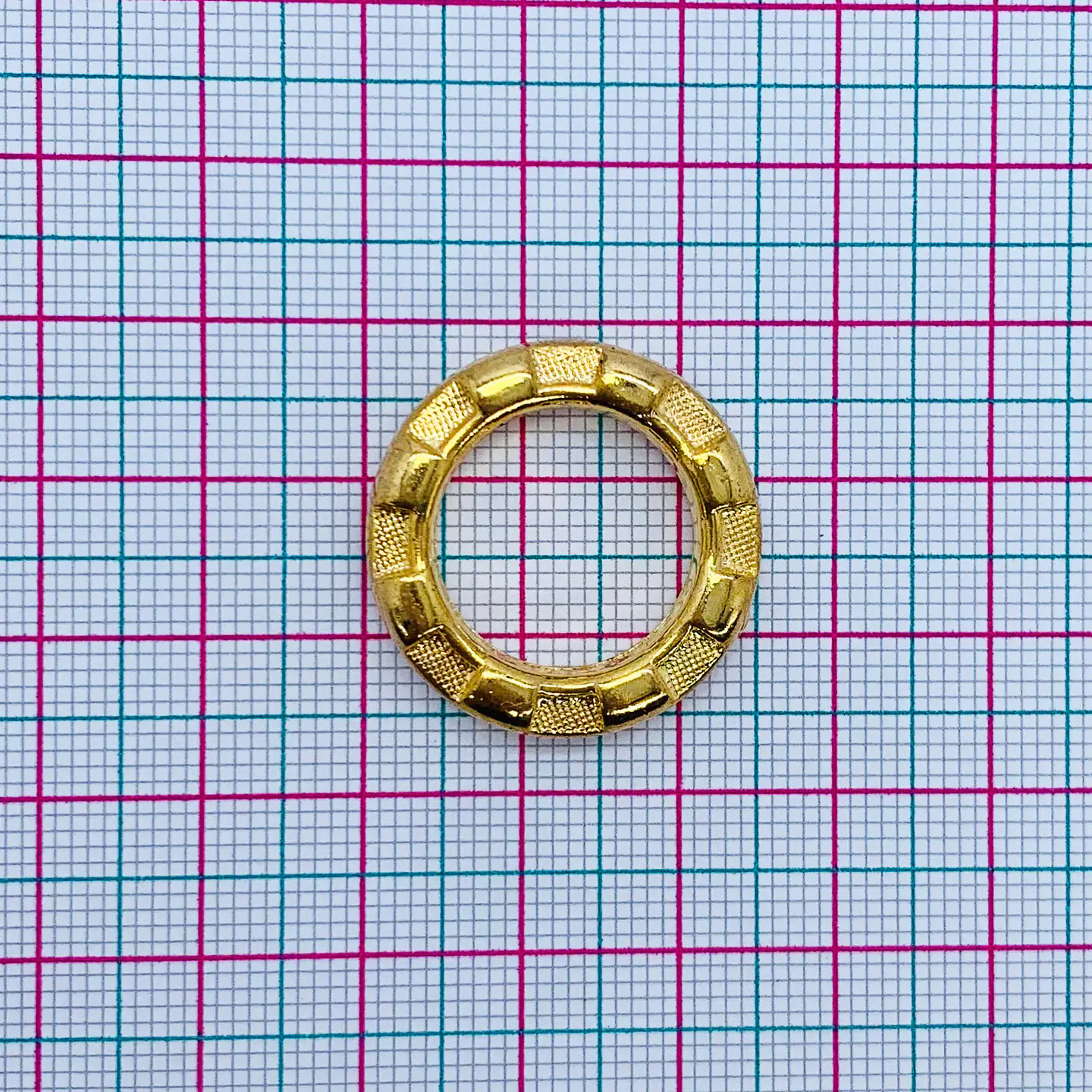 ARGOLLA CUADROS BAÑO DE ORO T2074 2