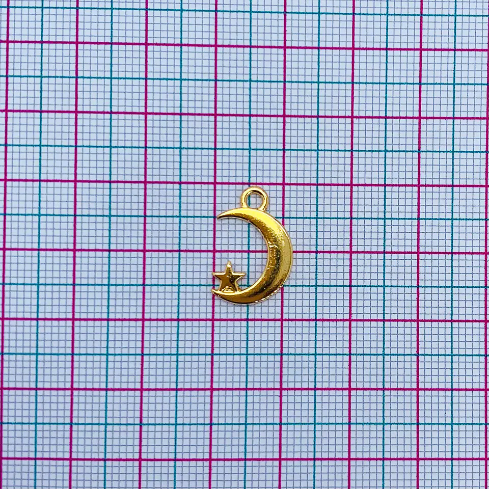 LUNA Y ESTRELLA BAÑO DE ORO W-5353-GOLD 2