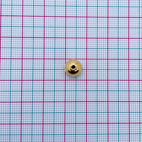 SEPARADOR ✦ BALÍN BAÑO DE ORO 8MM                