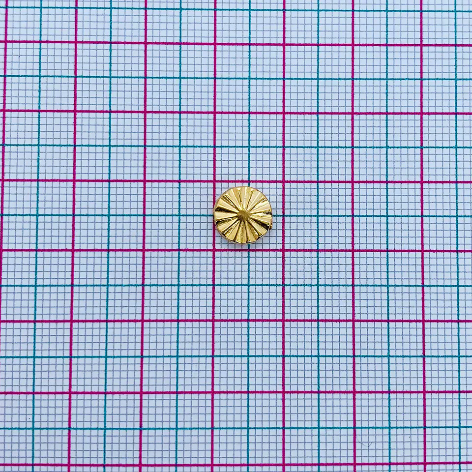 DISCO GRABADO BAÑO DE ORO T5377                                   2