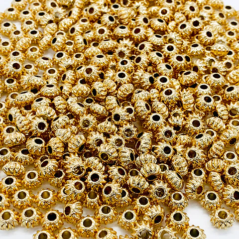 DISCO GRABADO BAÑO DE ORO T6257