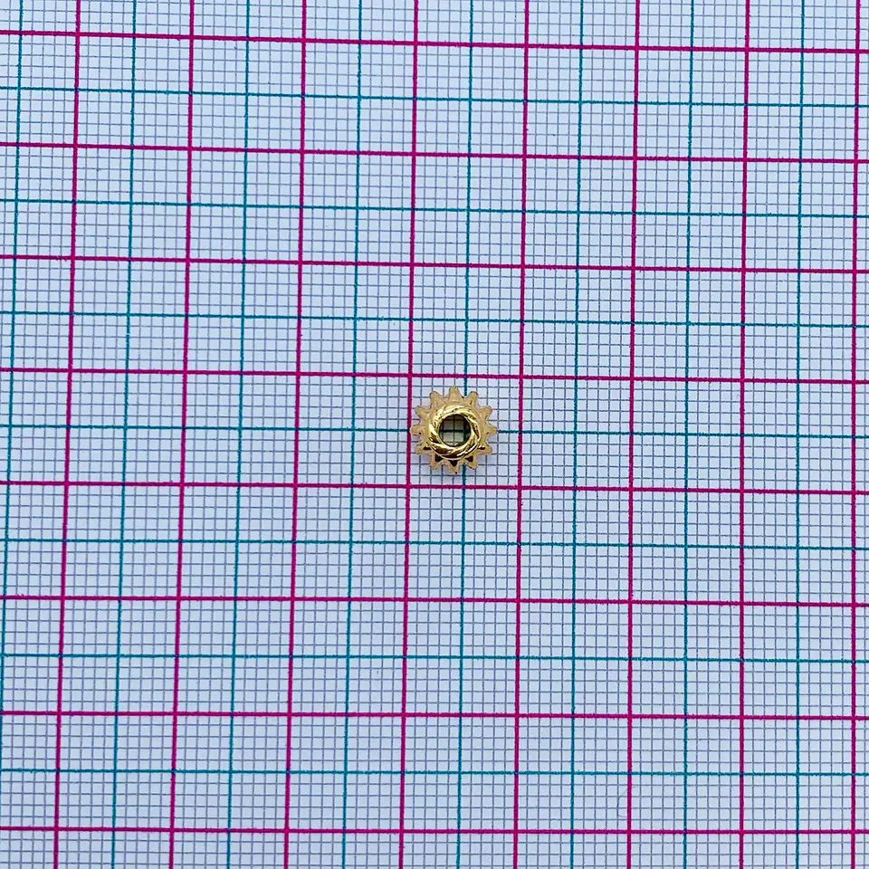DISCO GRABADO BAÑO DE ORO T6257 2