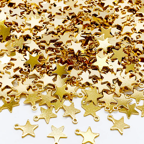 ESTRELLA MINI DIJE BAÑO DE ORO T6345                                                    