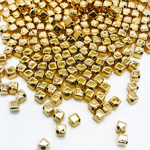 SEPARADOR ✦ CUBO BAÑO DE ORO 4MM
