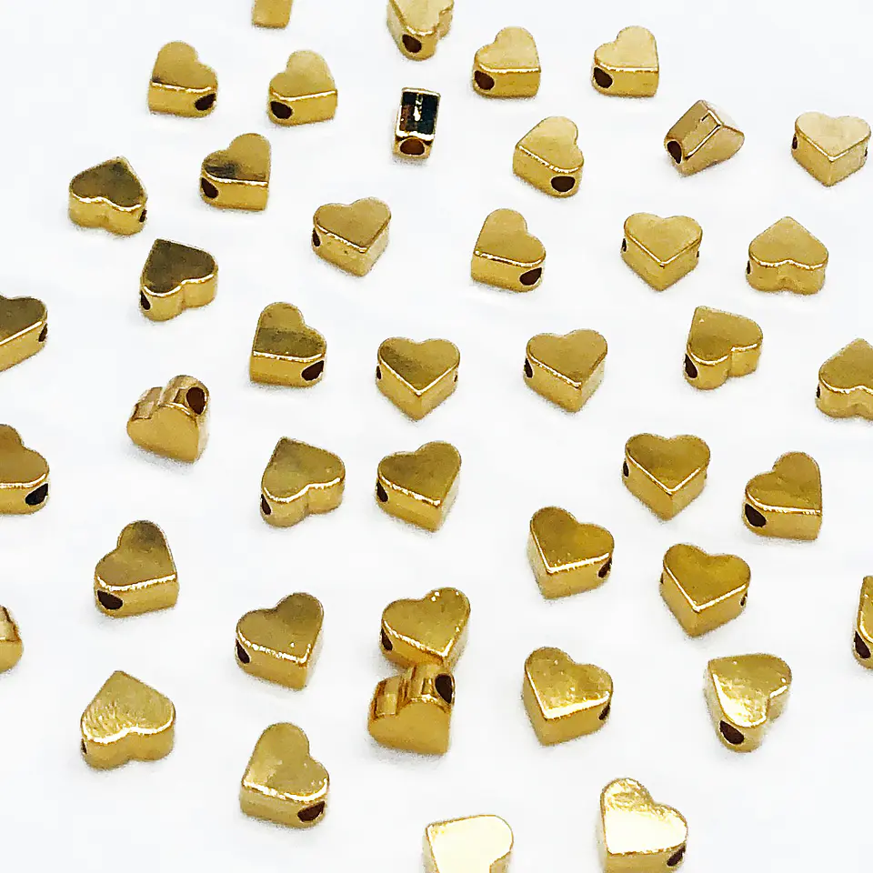 SEPARADOR ✦ CORAZÓN BAÑO DE ORO  1