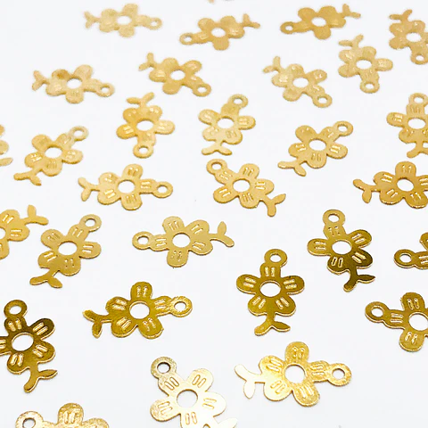 FLOR MINI DIJE BAÑO DE ORO FT-10-GOLD                                                         