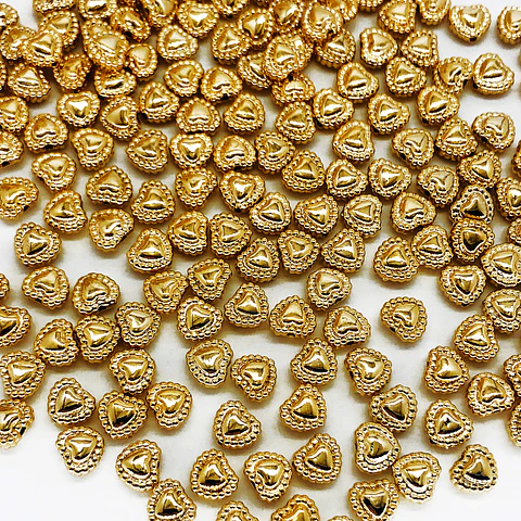 CORAZÓN SEPARADOR BAÑO DE ORO
