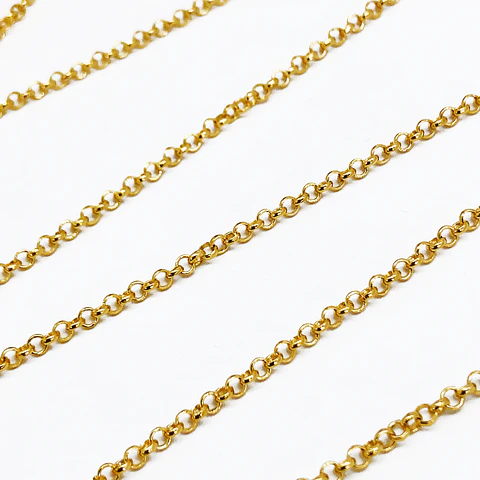CADENA 2MM BAÑO DE ORO M-2562-MT                                            