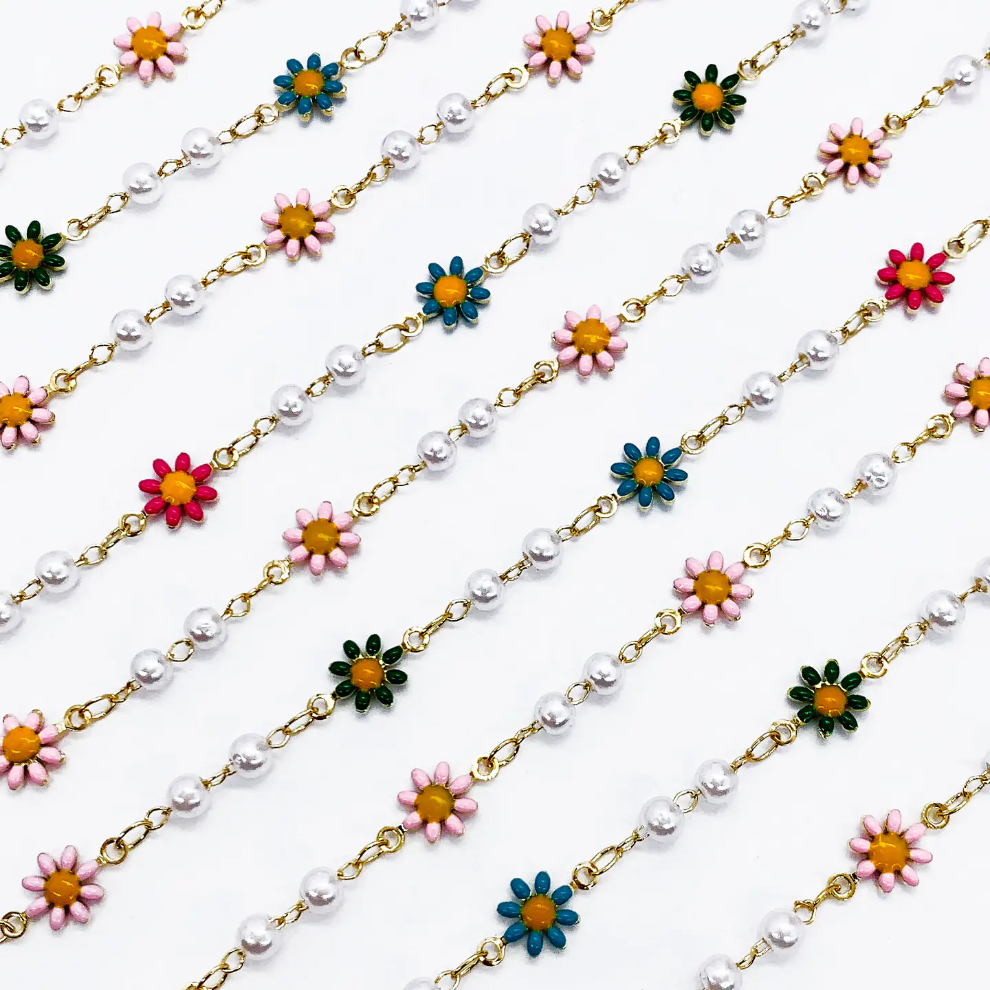 CADENA MARGARITAS MK-277-MT (ELIGE TU COLOR FAVORITO) 4