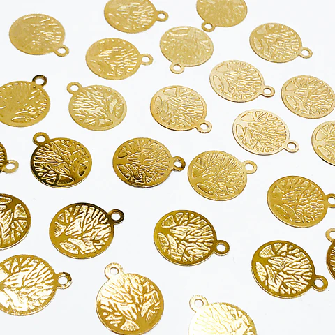 ÁRBOL DE LA VIDA MINI DIJE BAÑO DE ORO T4892