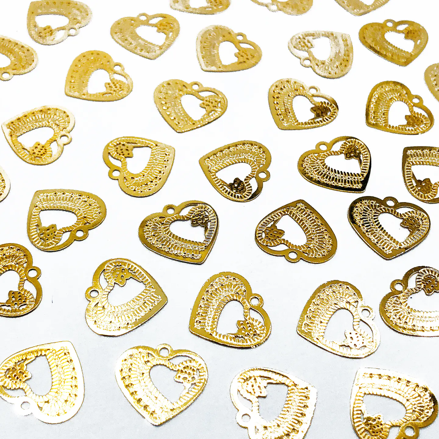 CORAZÓN MINI DIJE BAÑO DE ORO T4908                                          1