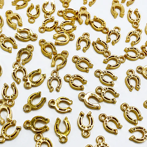 DIJE ✦ HERRADURA BAÑO DE ORO 7*12 MM