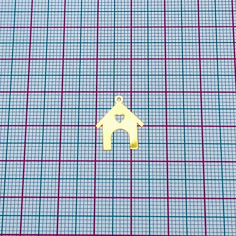 CASA MINI DIJE BAÑO DE ORO T-8244