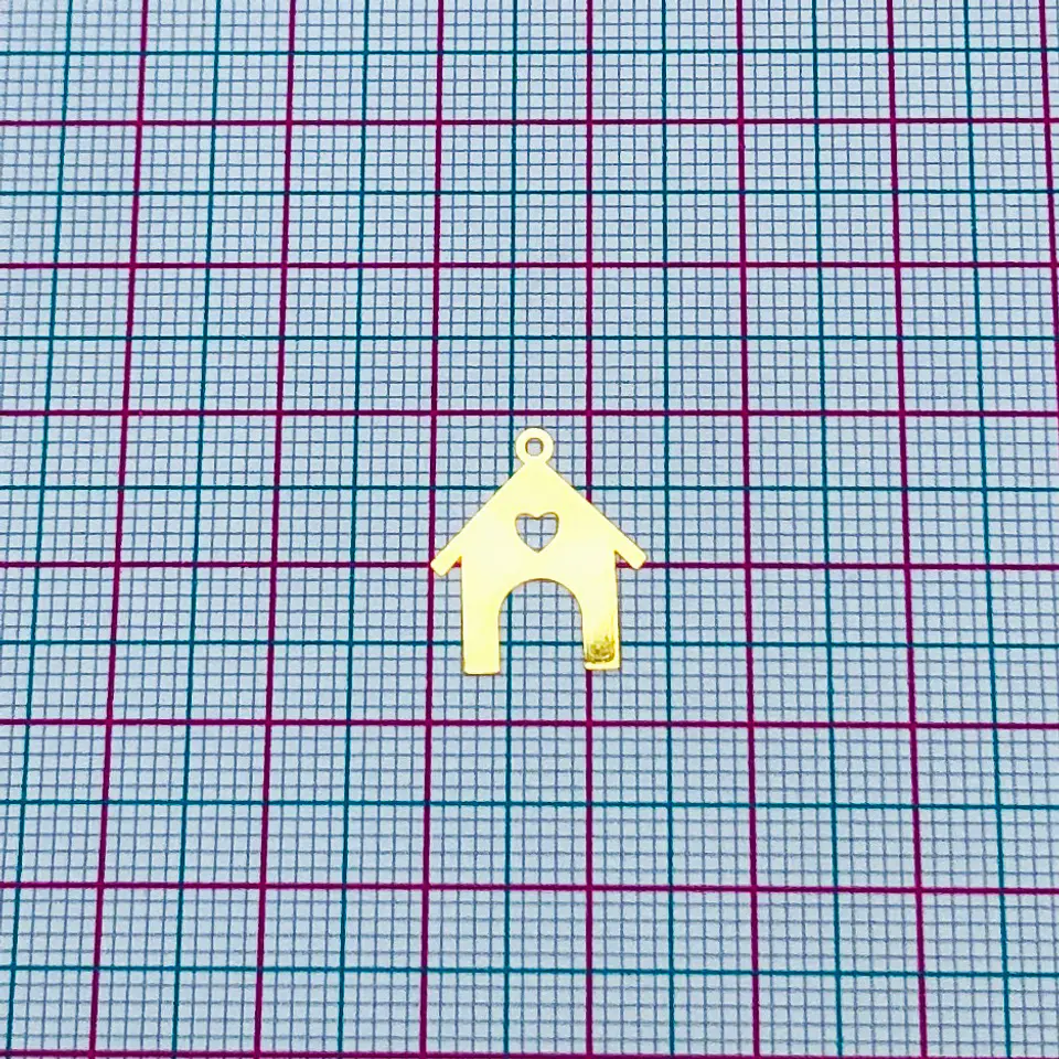 CASA MINI DIJE BAÑO DE ORO T-8244 2