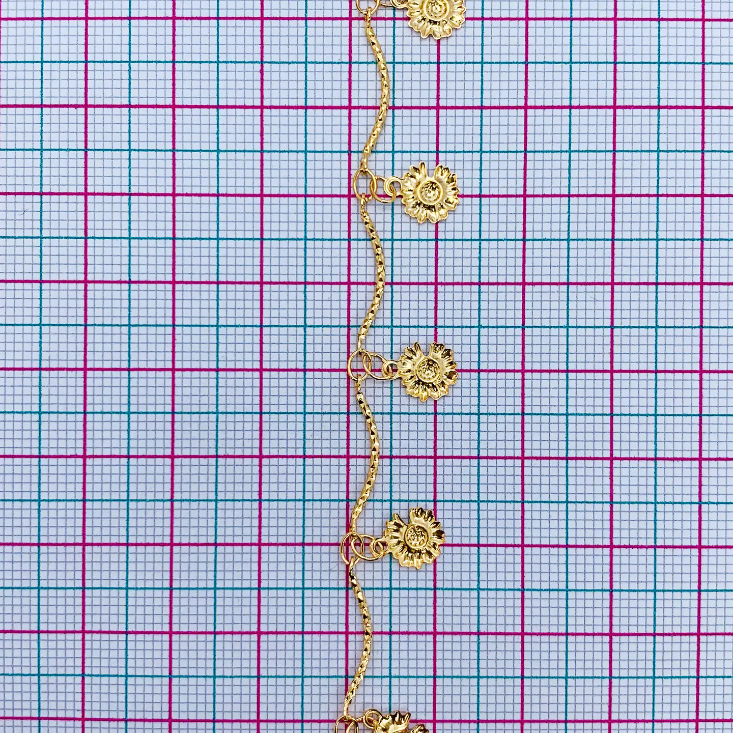 CADENA ✦ MARGARITA BAÑO DE ORO  2