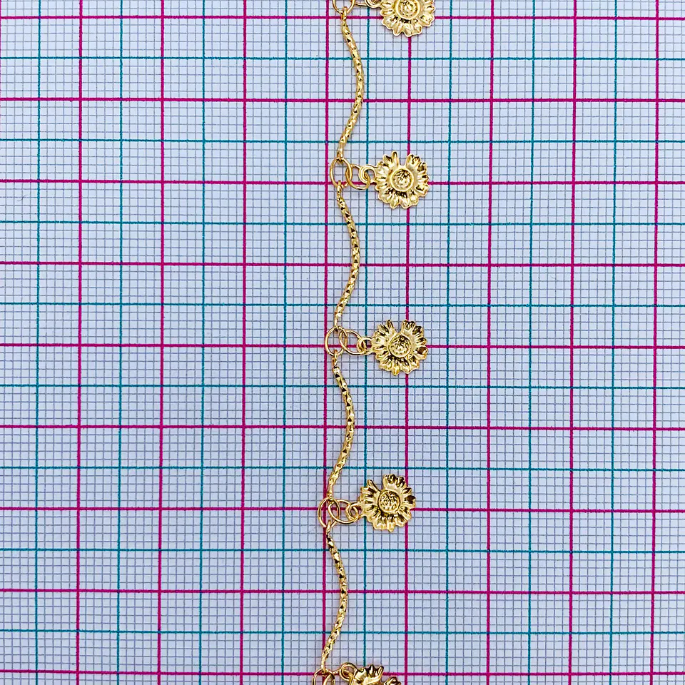 CADENA ✦ MARGARITA BAÑO DE ORO  2