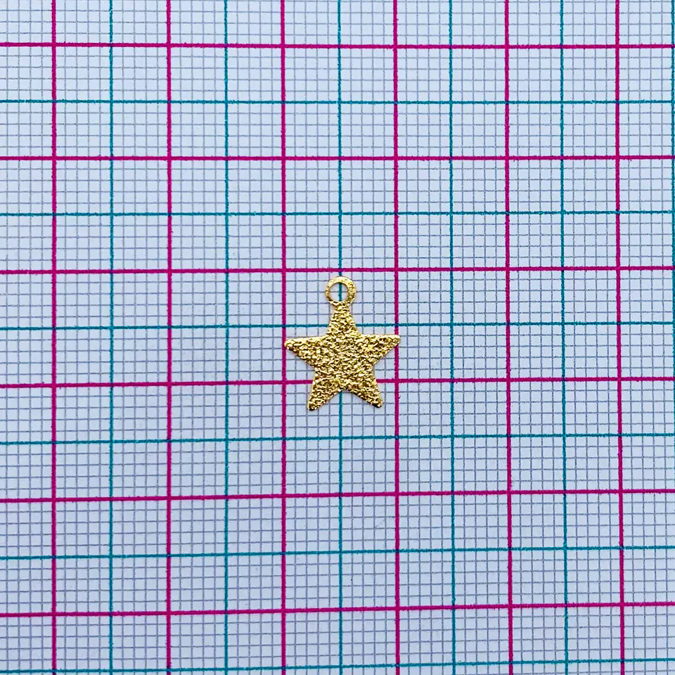 ESTRELLA MINI DIJE BAÑO DE ORO XH01918-G 2